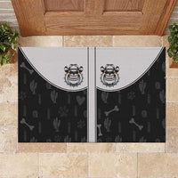 Cowdog Rubber Doormat Cowboy Bulldog Retro Western Yoke - Wonder Print Shop
