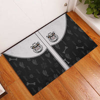 Cowdog Rubber Doormat Cowboy Bulldog Retro Western Yoke - Wonder Print Shop