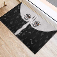 Cowdog Rubber Doormat Cowboy Bulldog Retro Western Yoke - Wonder Print Shop