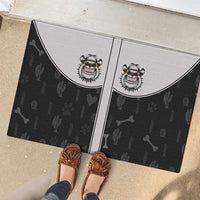 Cowdog Rubber Doormat Cowboy Bulldog Retro Western Yoke - Wonder Print Shop