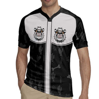 Cowdog Rugby Jersey Cowboy Bulldog Retro Western Yoke - Wonder Print Shop
