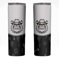 Cowdog Skinny Tumbler Cowboy Bulldog Retro Western Yoke - Wonder Print Shop