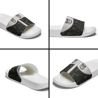 Cowdog Slide Sandals Cowboy Bulldog Retro Western Yoke - Wonder Print Shop