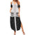 Cowdog Summer Maxi Dress Cowboy Bulldog Retro Western Yoke - Wonder Print Shop