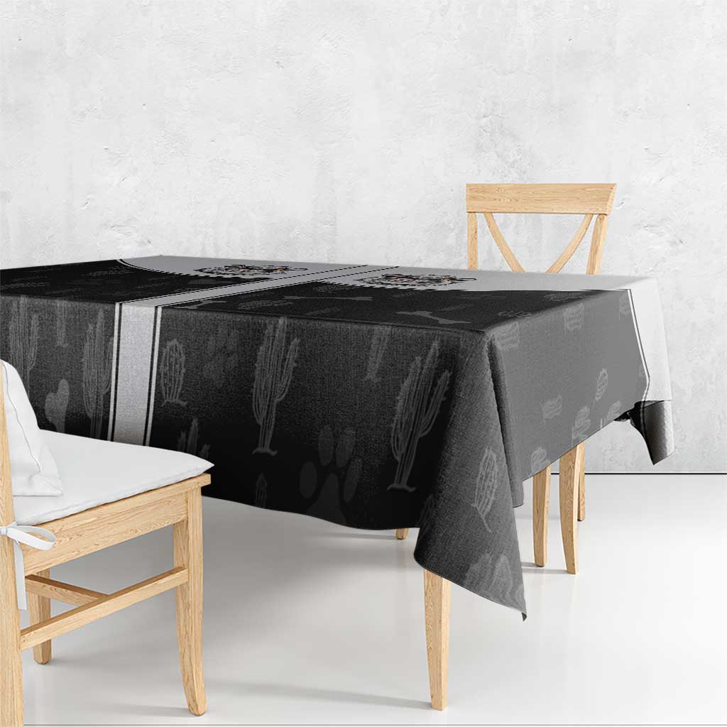 Cowdog Tablecloth Cowboy Bulldog Retro Western Yoke - Wonder Print Shop