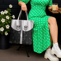 Cowdog Tote Bag Cowboy Bulldog Retro Western Yoke - Wonder Print Shop