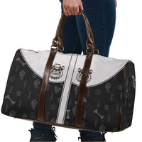Cowdog Travel Bag Cowboy Bulldog Retro Western Yoke - Wonder Print Shop