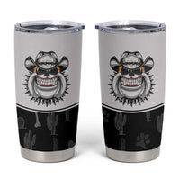 Cowdog Tumbler Cup Cowboy Bulldog Retro Western Yoke - Wonder Print Shop