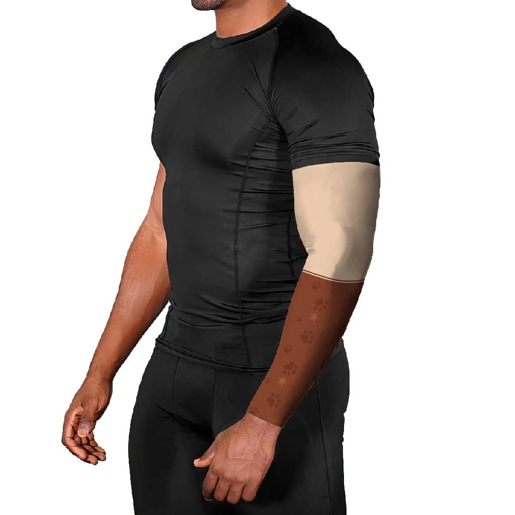 Cowdog Arm Sleeves Cowboy Patriotic Labrador Western Yoke - Wonder Print Shop