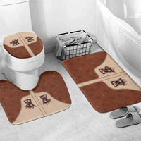Cowdog Bathroom Set Cowboy Patriotic Labrador Western Yoke - Wonder Print Shop