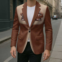 Cowdog Blazer Cowboy Patriotic Labrador Western Yoke - Wonder Print Shop