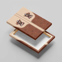 Cowdog Canvas Wall Art Cowboy Patriotic Labrador Western Yoke - Wonder Print Shop