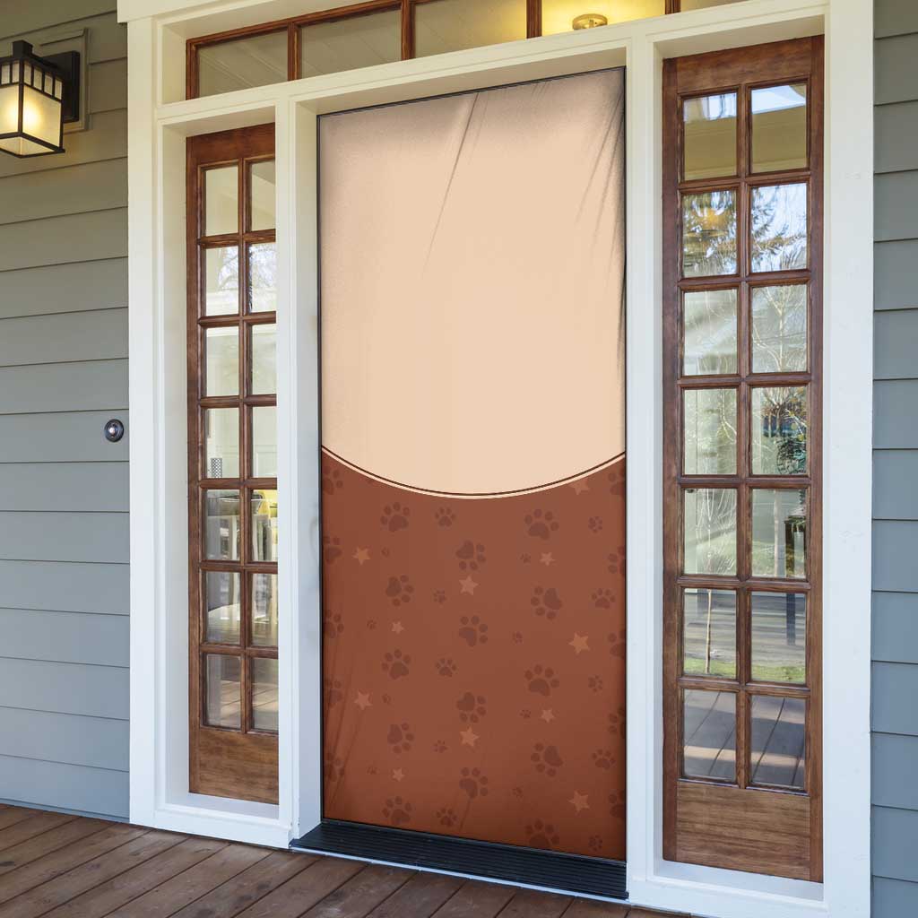 Cowdog Door Cover Cowboy Patriotic Labrador Western Yoke - Wonder Print Shop