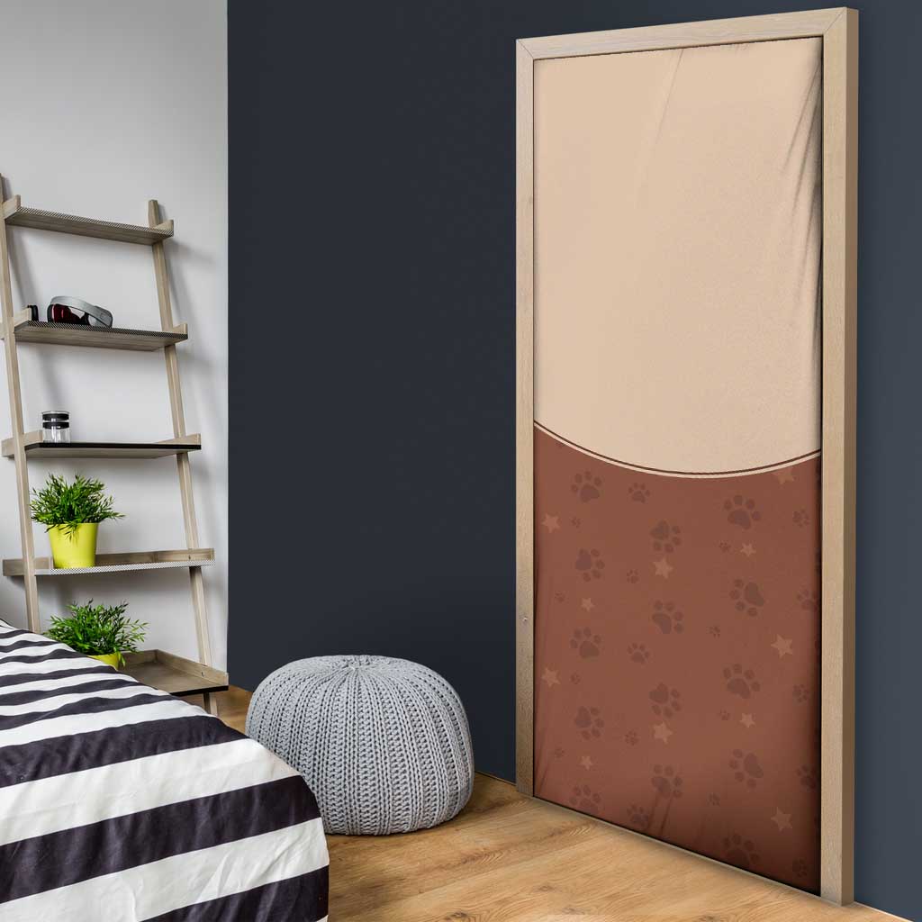 Cowdog Door Cover Cowboy Patriotic Labrador Western Yoke - Wonder Print Shop