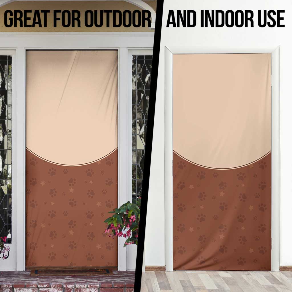 Cowdog Door Cover Cowboy Patriotic Labrador Western Yoke - Wonder Print Shop