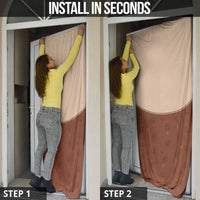 Cowdog Door Cover Cowboy Patriotic Labrador Western Yoke - Wonder Print Shop