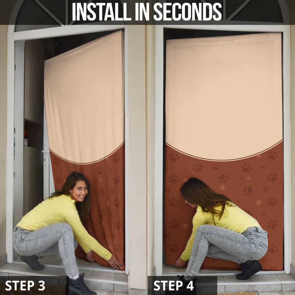 Cowdog Door Cover Cowboy Patriotic Labrador Western Yoke - Wonder Print Shop