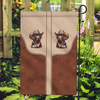 Cowdog Garden Flag Cowboy Patriotic Labrador Western Yoke - Wonder Print Shop