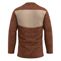 Cowdog Hockey Jersey Cowboy Patriotic Labrador Western Yoke - Wonder Print Shop