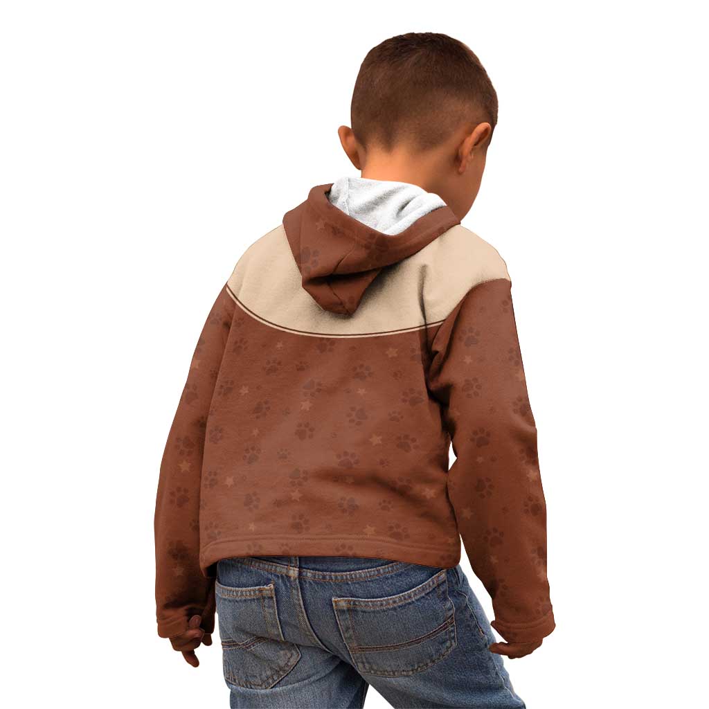 Cowdog Kid Hoodie Cowboy Patriotic Labrador Western Yoke - Wonder Print Shop