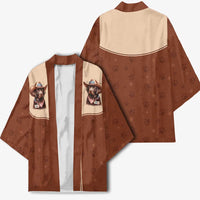 Cowdog Kimono Cowboy Patriotic Labrador Western Yoke - Wonder Print Shop