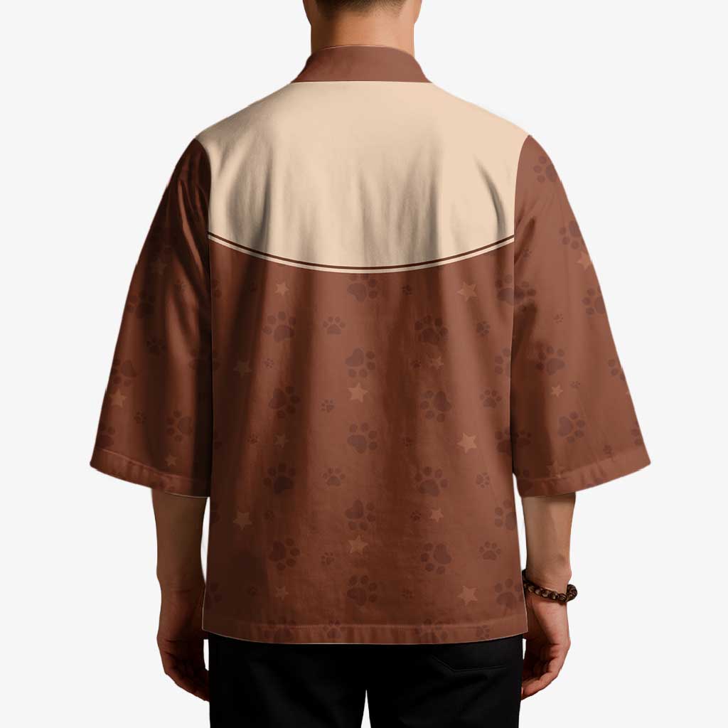 Cowdog Kimono Cowboy Patriotic Labrador Western Yoke - Wonder Print Shop