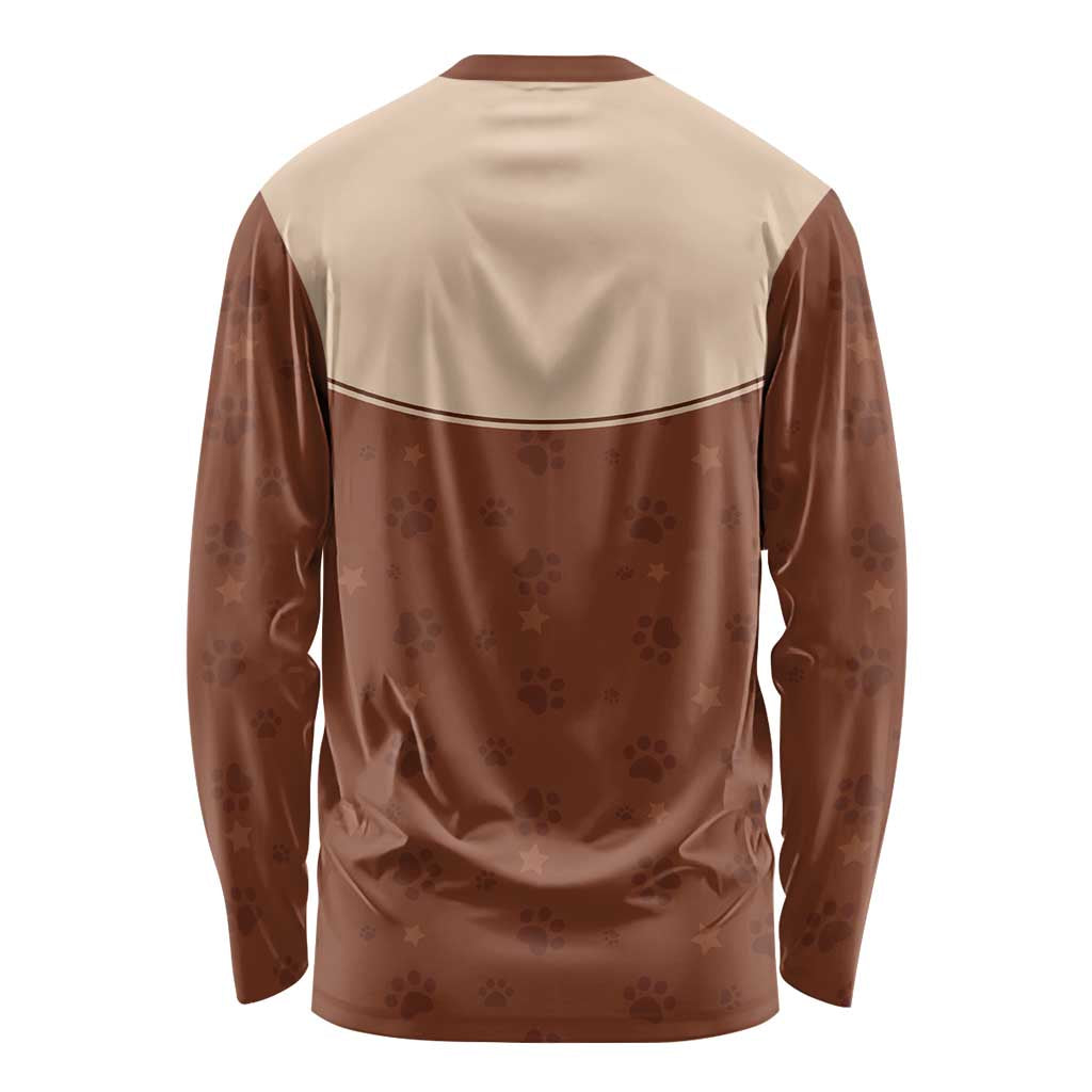 Cowdog Long Sleeve Shirt Cowboy Patriotic Labrador Western Yoke - Wonder Print Shop