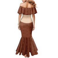 Cowdog Mermaid Dress Cowboy Patriotic Labrador Western Yoke - Wonder Print Shop