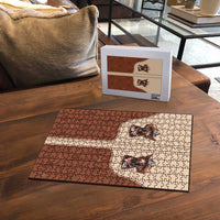 Cowdog Puzzle Cowboy Patriotic Labrador Western Yoke - Wonder Print Shop