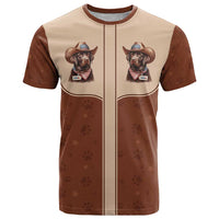 Cowdog T Shirt Cowboy Patriotic Labrador Western Yoke - Wonder Print Shop