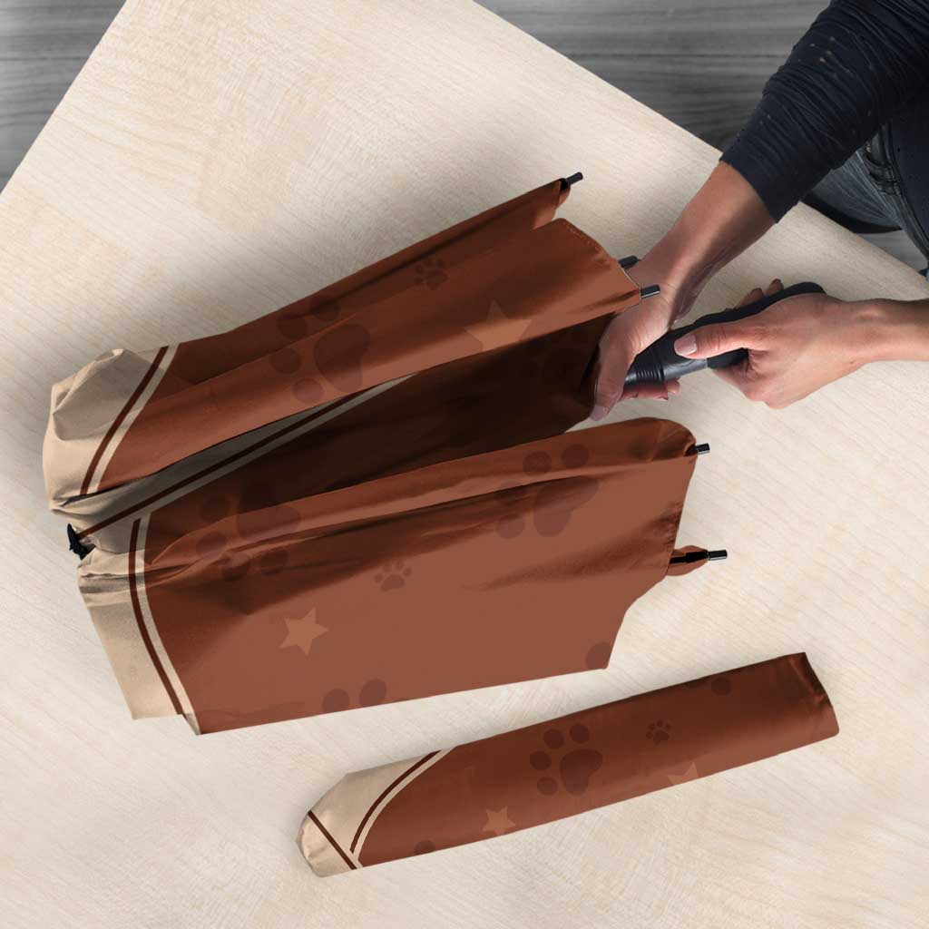 Cowdog Umbrella Cowboy Patriotic Labrador Western Yoke - Wonder Print Shop