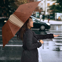 Cowdog Umbrella Cowboy Patriotic Labrador Western Yoke - Wonder Print Shop