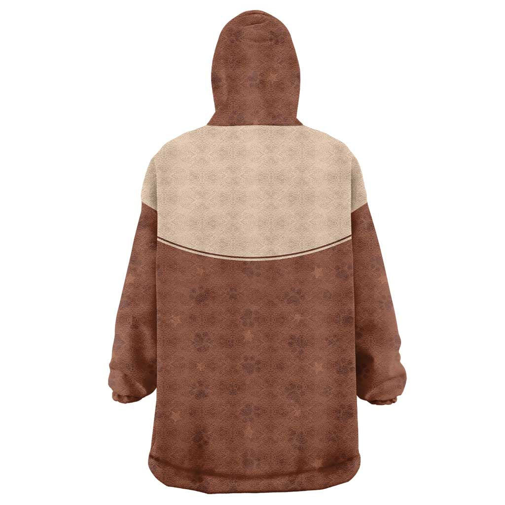 Cowdog Wearable Blanket Hoodie Cowboy Patriotic Labrador Western Yoke - Wonder Print Shop