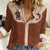 Cowdog Women Casual Shirt Cowboy Patriotic Labrador Western Yoke - Wonder Print Shop