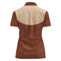 Cowdog Women Polo Shirt Cowboy Patriotic Labrador Western Yoke - Wonder Print Shop