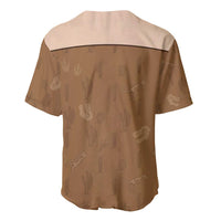 Cowgirl Dinosaur Baseball Jersey Retro Western Yoke - Wonder Print Shop