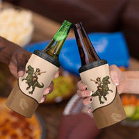 Cowgirl Dinosaur 4 in 1 Can Cooler Tumbler Retro Western Yoke - Wonder Print Shop