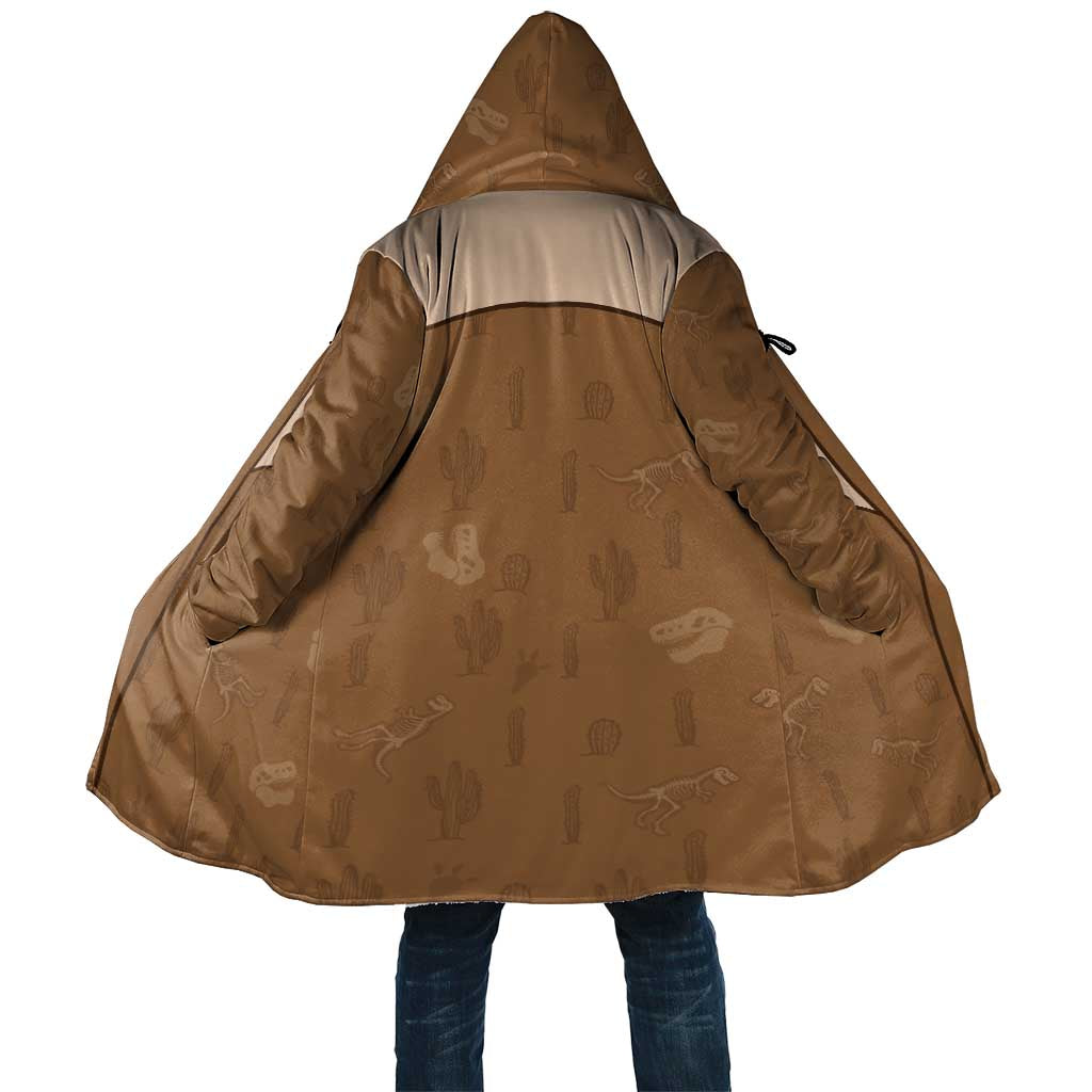 Cowgirl Dinosaur Cloak Retro Western Yoke - Wonder Print Shop