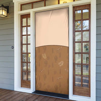 Cowgirl Dinosaur Door Cover Retro Western Yoke - Wonder Print Shop