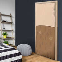 Cowgirl Dinosaur Door Cover Retro Western Yoke - Wonder Print Shop