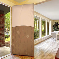 Cowgirl Dinosaur Door Cover Retro Western Yoke - Wonder Print Shop