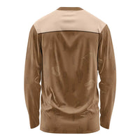 Cowgirl Dinosaur Long Sleeve Shirt Retro Western Yoke - Wonder Print Shop