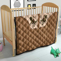 Cowgirl Dinosaur Quilt Retro Western Yoke - Wonder Print Shop