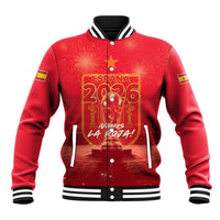 Custom World Football 2026 Spain Baseball Jacket iVamos La Roja