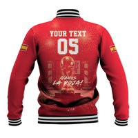 Custom World Football 2026 Spain Baseball Jacket iVamos La Roja