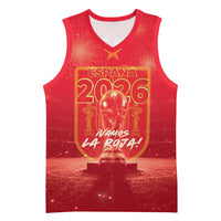 Custom World Football 2026 Spain Basketball Jersey iVamos La Roja