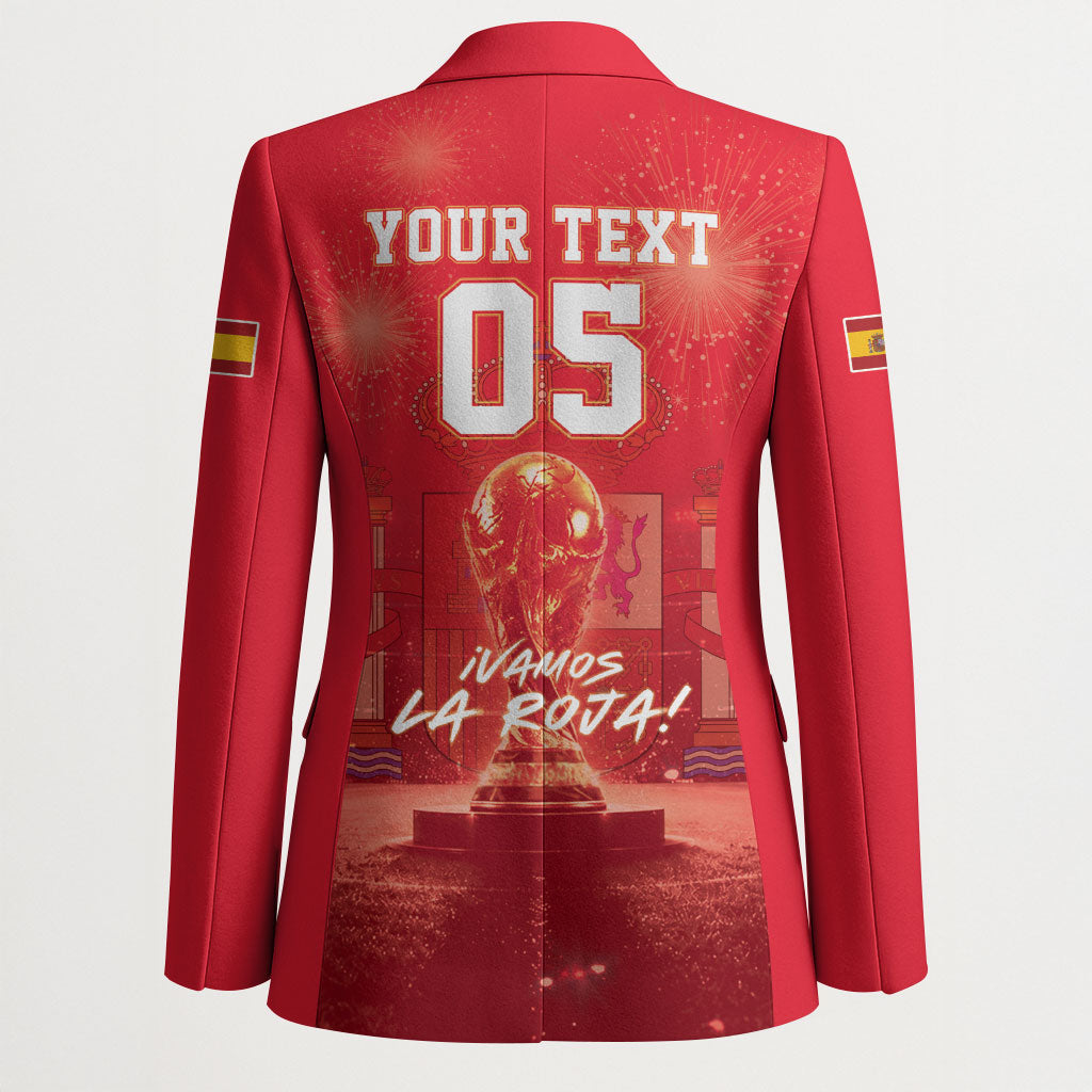 Custom World Football 2026 Spain Blazer iVamos La Roja