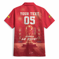 Custom World Football 2026 Spain Hawaiian Shirt iVamos La Roja