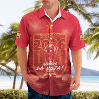 Custom World Football 2026 Spain Hawaiian Shirt iVamos La Roja