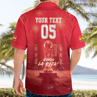 Custom World Football 2026 Spain Hawaiian Shirt iVamos La Roja